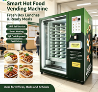 Distributeur automatique anti-brouillage de repas chauds pour centre de transport – Distributeur de boîtes à lunch