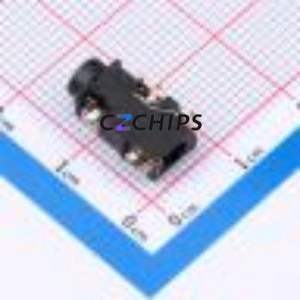 PJ-399Q Audio <b>Connector</b> (Headphone) SMD <b>Connector</b> ( Rated Current: 500mA )( Rated Voltage: 30V )( Operating Temperature: ) - Product Image 2