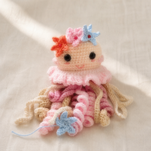 Juguete de Ganchillo Personalizado Kaiyue <span class=keywords><strong>con</strong></span> Forma de Animal, Sonajero para Bebé, Juguete Sensorial Tejido a Mano para la Dentición, Regalo para Recién Nacidos, Mordedor Adorable de Algodón OEM - Product Image 3