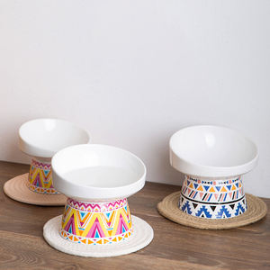 Ciotole Rialzate in Ceramica per Gatti e Cani, Stile Giapponese, per Cibo e Acqua - Product Image 2
