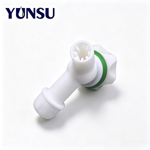 ก๊อกน้ำพลาสติกไดอะแฟรม Yunsu Modern Green Ring DN20 วัสดุ PP บริสุทธิ์ ป้องกันน้ำหยด น้ำหนักเบา ติดตั้งง่าย แบบรูเดียว - Product Image 4