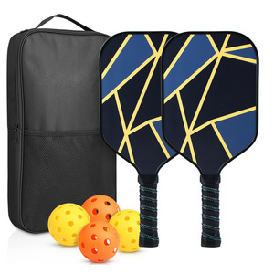 Palas de Pickleball de Fibra de Vidrio, Forma Estándar, Ecológicas, Juego con Pelotas, Bolsa, Toalla y Recogepelotas para Entretenimiento - Product Image 3