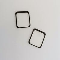 Panneau de verre sérigraphié de petite taille avec adhésif 3M, panneau de verre pour cadre de caméra