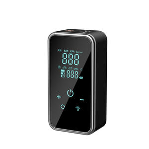 Pompe à air électrique portable sans fil pour pneus de voiture 12V avec écran LCD, cylindre unique, 30L/min, cordon de 3m - Product Image 1