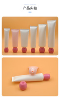 Vente en gros de tubes de crème pour les mains en plastique de 15g à 60g avec bouchon rond