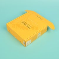 Caja de Regalo de Cartón Corrugado Reciclado Personalizada, con Relieve, Forro de Esponja, Laminación Brillante/Mate, Caja de Envío Ecológica
