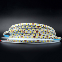 Bande Lumineuse LED 2835 12V 5mm, 120 LED/m, Blanc Chaud et Blanc Naturel, IP20, Flexible, pour Décoration Intérieure, Certifié CE RoHS