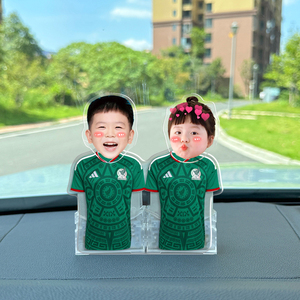 Oferta Especial: Adornos Acrílicos Personalizables con Cabeza Oscilante para Coche, Decoración Transparente para Vehículos, Manualidades Divertidas - Product Image 4