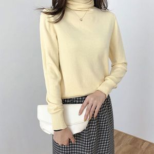 2020 <span class=keywords><strong>cuello</strong></span> tortuga manga larga viscosa de poliéster de nylon <span class=keywords><strong>Jersey</strong></span> suéter de mujer - Product Image 5