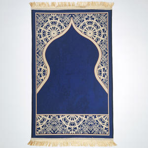 Tappeto di Alta Qualità in Velluto Cristallo Antiscivolo, Tappetino da <span class=keywords><strong>Preghiera</strong></span> di Lusso, Tappeto <span class=keywords><strong>Spirituale</strong></span> Religioso Facile da Pulire - Product Image 2