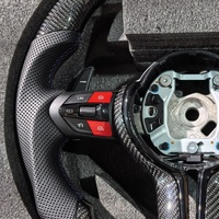Volant sport en fibre de carbone pour BMW Série F F30 340i F10 535i F32 F20 F36 F22 M4 F82 X5 F15 F80 M3