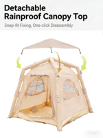 Tente gonflable pour 1 à 3 personnes, 4,6 m², double porte, légère, protection solaire, tente de camping