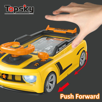 Jouets de voiture de course musicaux de compétition portables en plastique Jeu d'aventure de conduite simulée Jouets de voiture éducatifs pour garçons Volant de direction