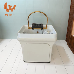 Estación Portátil de Lavado para Barbería con Vaporizador Silla de Lavado para Salón de Belleza Equipo de Spa Japonés para Cabeza con Tuberías y Lavabo para Champú - Product Image 6