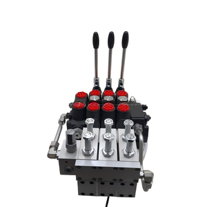 Vanne de commande directionnelle sectionnelle électro-hydraulique à double action à 3 bobines 100L/min |   315 Bar, Fabricant direct d'usine - Product Image 1