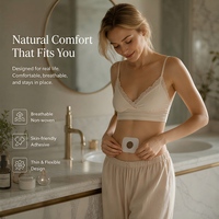 Patch de moxibustion personnalisable en usine pour le nombril, pansement à base de plantes non tissé pour les soins corporels à domicile
