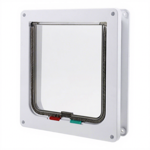 <span class=keywords><strong>Porte</strong></span> pour animaux de compagnie automatique à 4 modes de verrouillage, <span class=keywords><strong>porte</strong></span> silencieuse à clapet pour chiot, <span class=keywords><strong>chien</strong></span>, chat, pour fenêtre, verre, bois, plastique, métal - Product Image 4