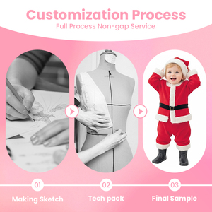 Ensemble <span class=keywords><strong>de</strong></span> costume <span class=keywords><strong>de</strong></span> Père Noël pour bébé FAMA CPC CE, chapeau, ceinture, bottes, combinaison en peluche rouge, vente en gros pour enfants, faible MOQ, OEM personnalisé, nouveau design - Product Image 2