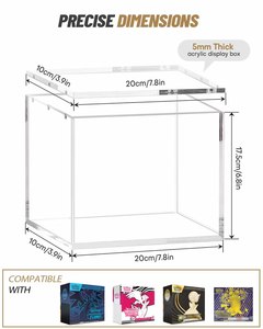Estuche Acrílico Moderno Personalizado con Protección UV y Tapa Magnética, Caja de Exhibición para Almacenamiento de Paquetes, Fácil de Ensamblar - Product Image 3