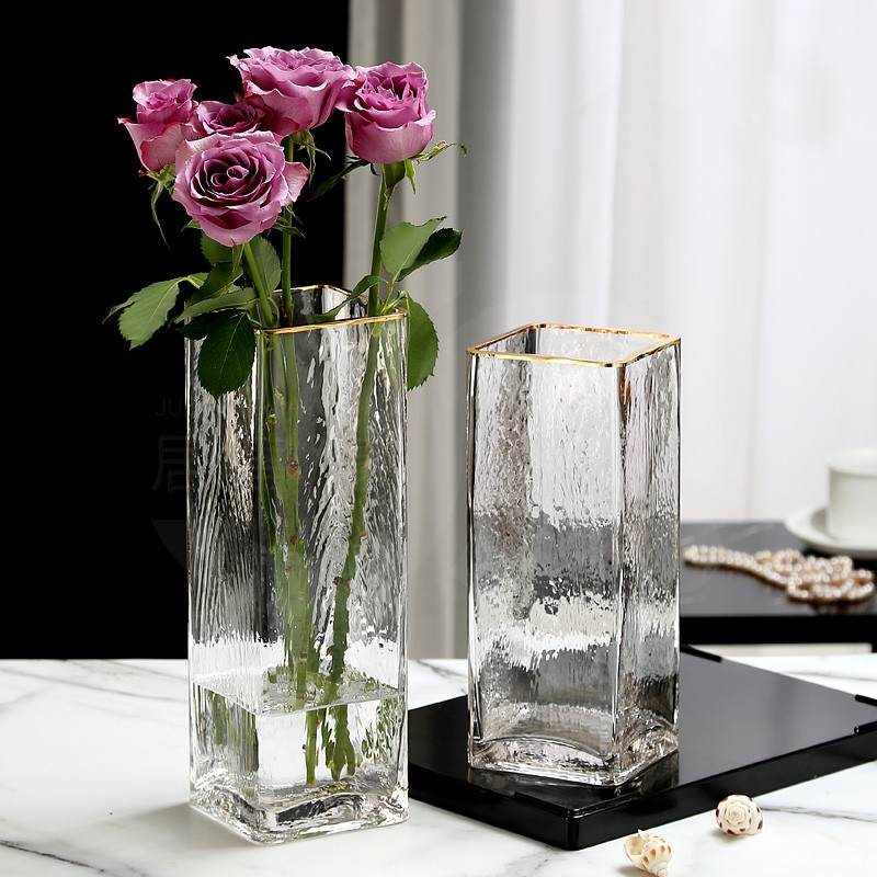 Factory Produced Wholesale Glass Flower Vase for Home Decor