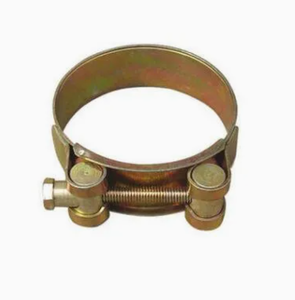 Collier de serrage en T de type allemand en acier inoxydable poli de 32 mm de haute qualité YUEYANG pour système d'échappement automobile, diamètre intérieur max. 90 mm - Product Image 5