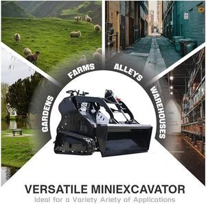 Nueva Minicargadora Diesel Compatible con Más de 30 Accesorios, Minicargadora de Orugas para Logística y Almacenamiento - Product Image 3