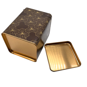 Wholesale Custom Tea Tin Box Hight Quality Tea Tin Can Airtight 0.23mm Tinplate Recyclable Beverage Accept Tea Jar Metal