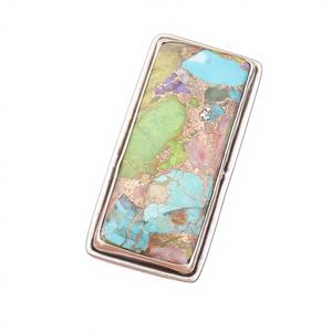 Spiny Oyster Copper Turquoise <b>Ring</b> 925 Sterling <b>Silver</b> Handmade Classic Wedding <b>Statement</b> Jewelry Women Boho Vintage Style - Product Image 1