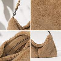 Usine Sac à main en cuir luxe haut de gamme cheveux sur sac à bandoulière Boutique Marque Logo personnalisé Fournisseur en gros