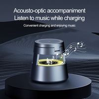 Cool New Gadgets Magnétique BT Haut-Parleur Multifonction Charge Haut-Parleur 5 en 1 Chargeur Sans Fil Avec Veilleuse OJD-132A Pliable