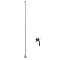 Robinet de salle de bain moderne de luxe en laiton, à poser sur comptoir, sans contact, avec douchette suspendue en forme de goutte d'eau, mitigeur monotrou avec cartouche céramique