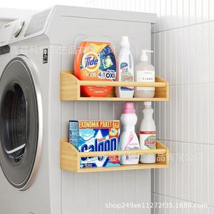 Wooden Floating Storage Rack Rectangle <b>Wall</b> <b>Mounted</b> Multipurpose Easy Cleaning Home Organization <b>Shelf</b> - Product Image 3