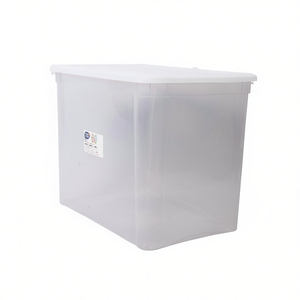 Caja de Almacenamiento Marea 570x390x420mm, Contenedor Transparente de Plástico PP para Organización de Cocina - Product Image 1