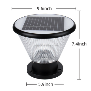 Modern Simple Design Outdoor Pillar Gate <b>Light</b> <b>Solar</b> <b>Post</b> <b>Lights</b> Outdoor Waterproof Led - Product Image 4