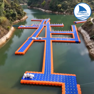 ท่าเทียบเรือลอยน้ำแบบโมดูลาร์ HDPE ยี่ห้อ Marnolin ขนาด 500x500x400 มม. รับน้ำหนักได้ 350 กก. ผลิตในกวางตุ้ง - Product Image 4
