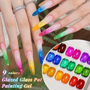พบกับเจลเคลือบสีลูกกวาดเก้าตารางสำหรับเพ้นท์เล็บมืออาชีพ - Product Image 2