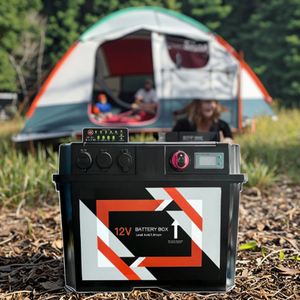 Hộp pin chống nước 12V với bộ sạc DC-DC 25A, trạm điện cầm tay để sử dụng ngoài trời và khẩn cấp - Product Image 6