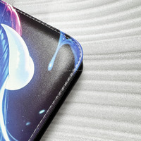 Classeur en cuir PU imprimé Anime, 9 pochettes, album photo avec fermeture éclair, format A4, classeur pour cartes à collectionner, cartes de 3 pouces