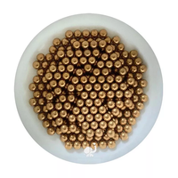 1.8mm H62/65 katı pirinç topu bakır rulman topları
