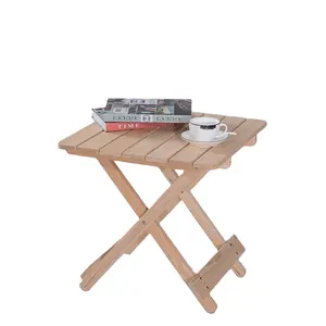 Solid <strong>Wooden</strong> Breakfast <strong>Table</strong> Folding Coffee <strong>Tables</strong> Outdoor <strong>Small</strong> Wood <strong>Table</strong> - Product Image 1