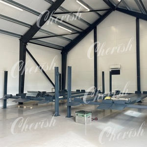 Sistema de Estacionamiento Hidráulico de 4 Postes de Acero de Alta Resistencia Cherish, Apilador de Vehículos Personalizado, Elevador Automático con Capacidad de 3700 kg, Certificado CE - Product Image 4