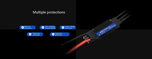 Contrôleur de vitesse programmable pour drone RC, 100A 2‑6S SBEC Brushless ESC 8A Switching BEC - Product Image 3