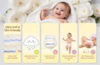 Commerce de gros 10 pièces imprimées jetables pour incontinence couches Nateen pour adultes
