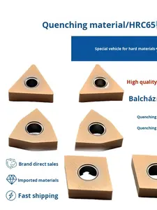 VCMW160404 إدراج سلسلة عالية الصلابة VNMG <span class=keywords><strong>CNMG</strong></span> MA TNMG TiAlN طلاء HRA65 أدوات القطع للحفاظ على صلابة - Product Image 5