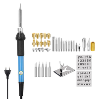 Réglable 110v/220v 36pcs DIY Électrique Fer À Souder 60W Soudage Outil À Main avec Température Réglable Pas Cher