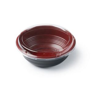Bol à salade jetable compostable et biodégradable de 16 oz en bagasse de canne à sucre avec couvercle transparent pour la vente en gros aux restaurants - Product Image 4