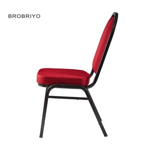 Nouvelle conception brevetée, chaise de salle à manger en fer rouge moderne, chaise de salle à manger en métal pour mariage - Product Image 3
