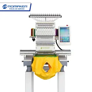 PROMAKER USA Übersee-Warenlager 12/15 Nadeln Farben-Maschine Stickerei Einzelkopf-Bikro-Maschine computergesteuert