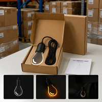 Lumière d'ambiance LED USB en acrylique pour voiture, ornement suspendu de luxe, mini veilleuse lumineuse pour décoration intérieure, universelle