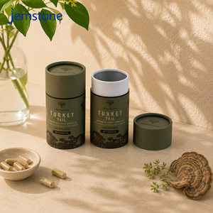 Vente d'usine : Boîtes cylindriques en carton pour poudre de collagène biodégradable, emballage hermétique pour compléments alimentaires et vitamines, tubes en papier - Product Image 3